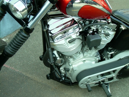 54er Starrahmen mit 1600ccm S&S Motor.